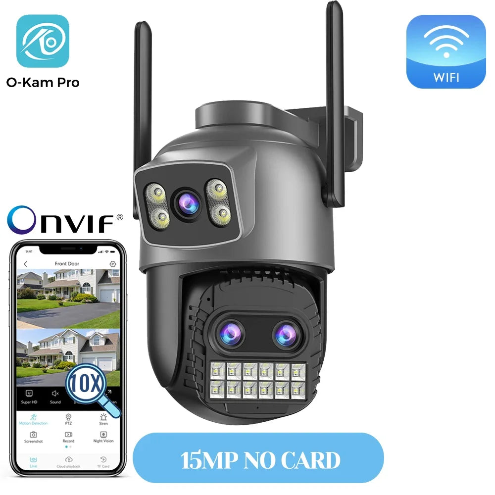 Caméra De Surveillance Extérieure PTZ WiFi 20MP
