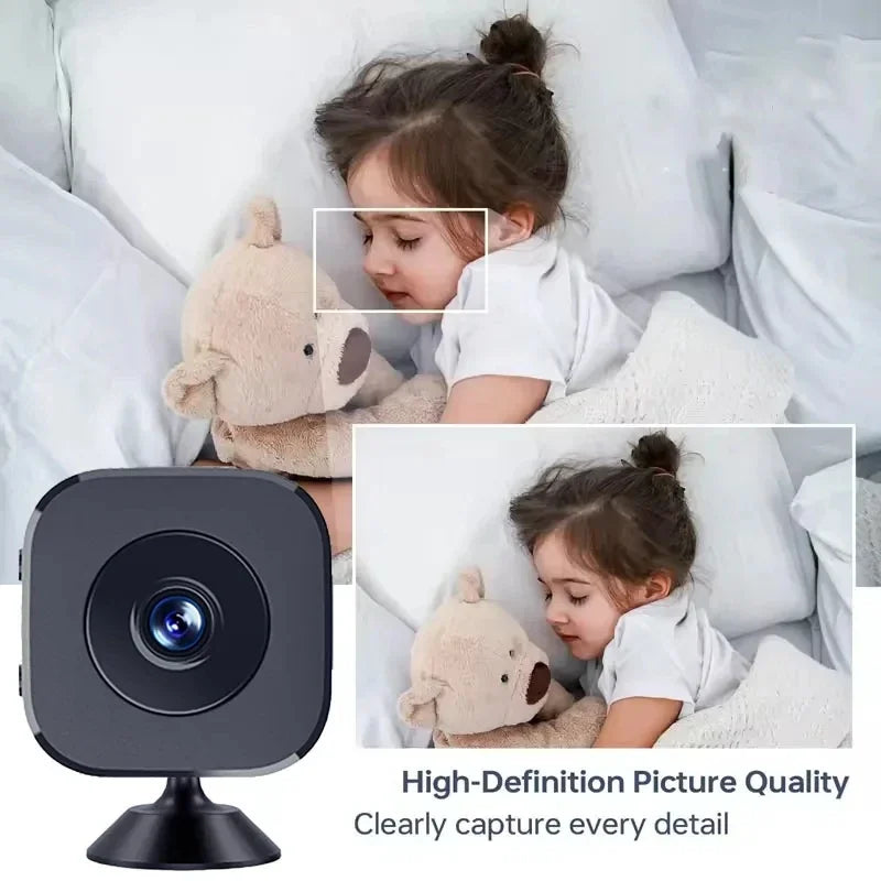 Mini Caméra WiFi De Sécurité 4K Avec Vision Nocturne